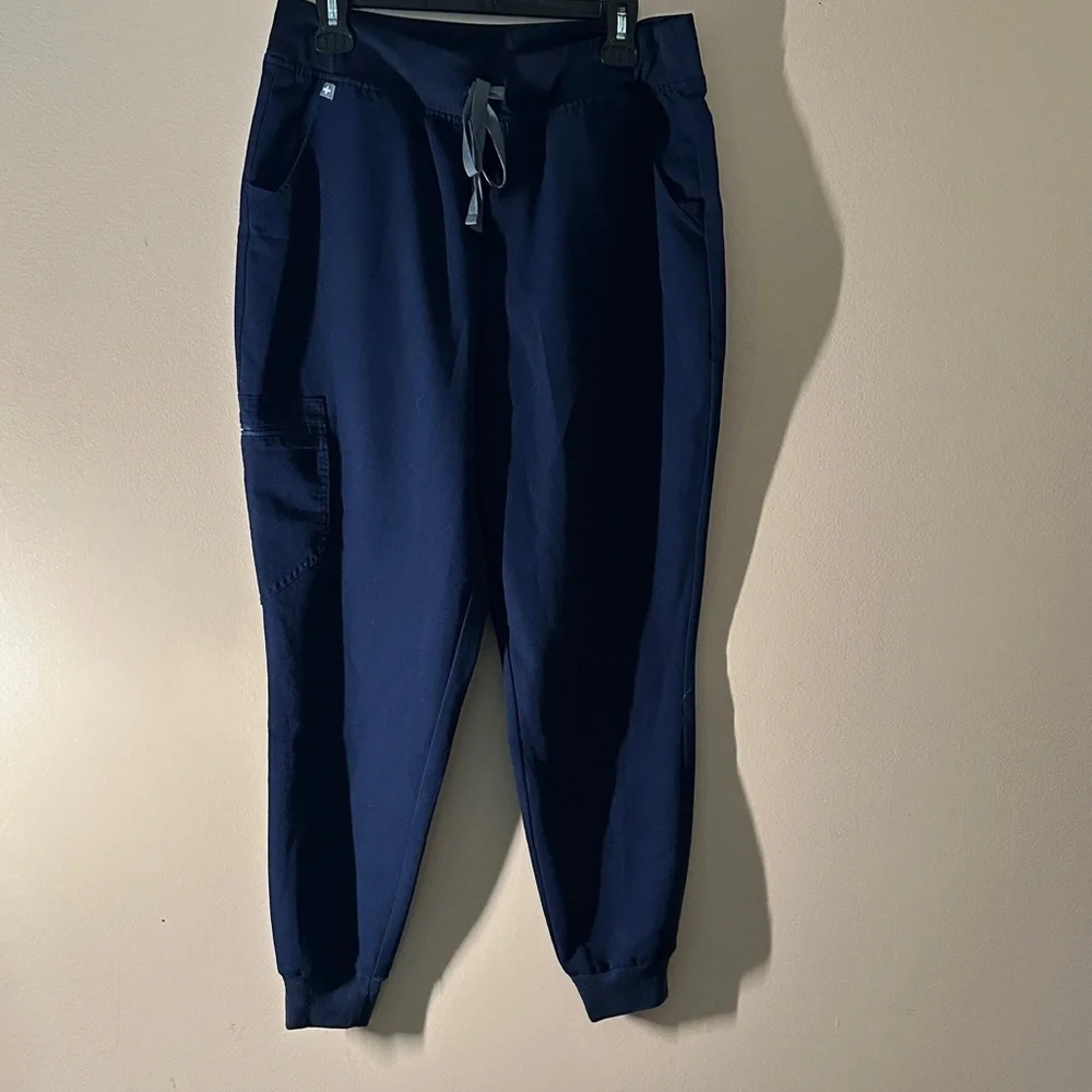Figs Women's Dark Blue Jogger Pants - Picture 1 of 9